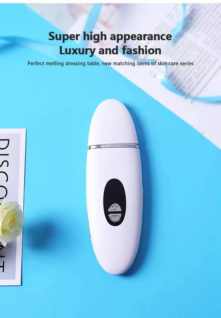 NoAging USB Ultrasonic Facial Cleanser, Pore Cleansing Blackhead Beauty Artifact, Beauty Tool Acne Extractor, Exfoliating Anti-aging Facial Cleansing Tool