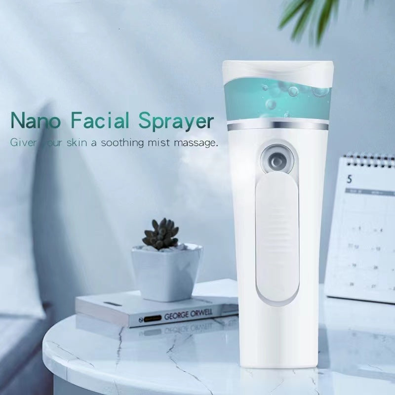 NoAging Handheld Moisturizer, Facial Humidifier Small Portable Rechargeable Moisturizer Sprayer, Beauty Steamer Moisturizer, Mini Cool Mist Moisturizer