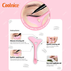 NoAging eyelash eyeliner novice eye makeup aid, silicone eyeliner aid, novice eye makeup aid artifact, silicone lip liner aid