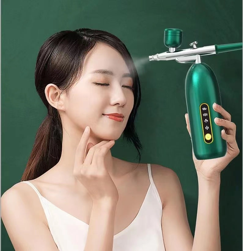 NoAging Handheld Fine Molecule Oxygen Injector, Portable Oxygen Jet Injection Gun, Electric Facial Mist Moisturizer, Facial Spa Water Oxygen Sprayer