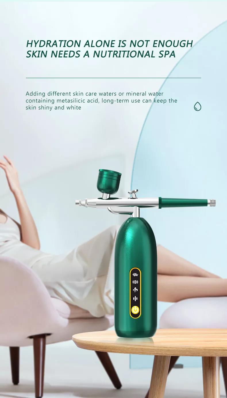 NoAging Handheld Fine Molecule Oxygen Injector, Portable Oxygen Jet Injection Gun, Electric Facial Mist Moisturizer, Facial Spa Water Oxygen Sprayer