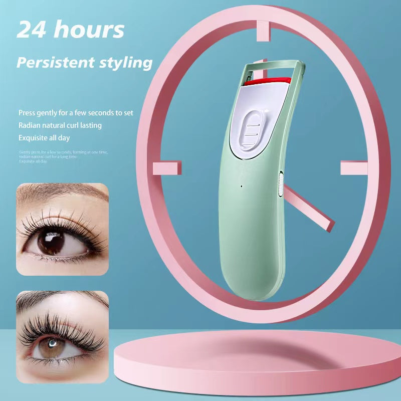 Noaging Heated Eyelash Curler, USB Rechargeable Electric Eyelash Curler, Heated Lash Curler for Quick Natural Curling and 24 Hours Long Lasting, Best Gifts for Women