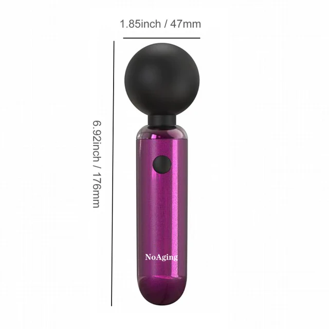 NoAging Wireless Vibrating Mini Muscle Massager, Therapy Suitable for Any Pain Relief and Relaxation Portable Massager